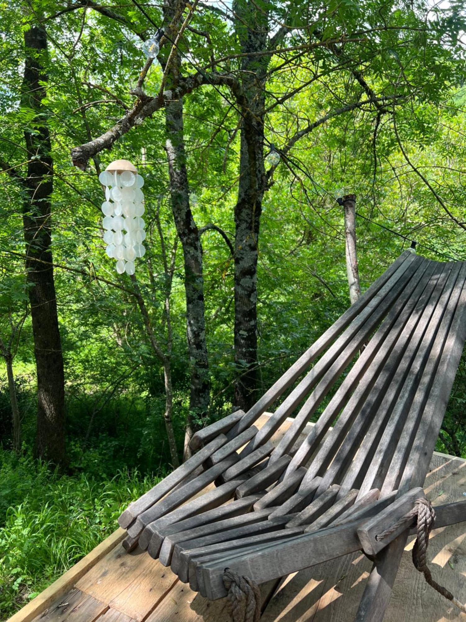 Tente Lodge En Pleine Nature Sumène المظهر الخارجي الصورة